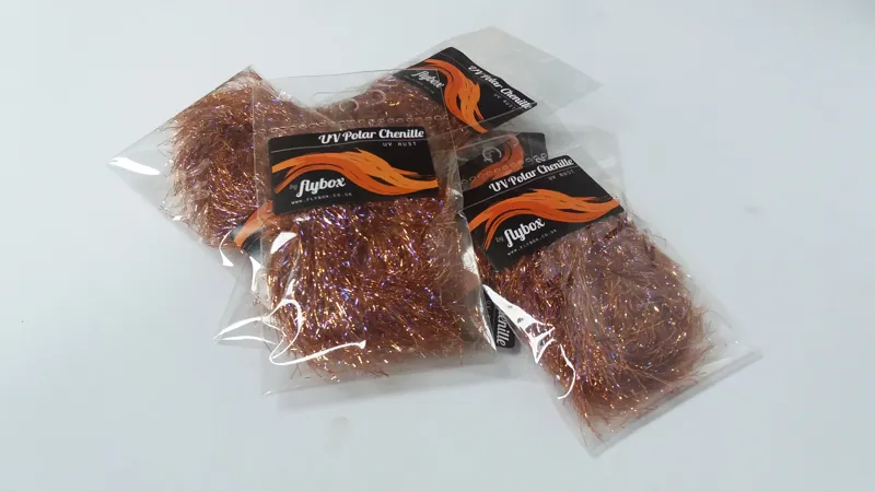 Flybox UV Polar Chenille in UV Rust-2